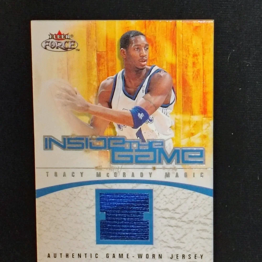2001-02 Fleer Force - Inside the Game Tracy‎ McGrady #IG-TM Jerseys 69/399 (MEM)